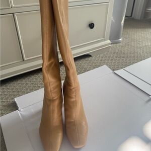 Dolce Vita Beige Heeled Boots